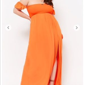 Orange Maxi Dress